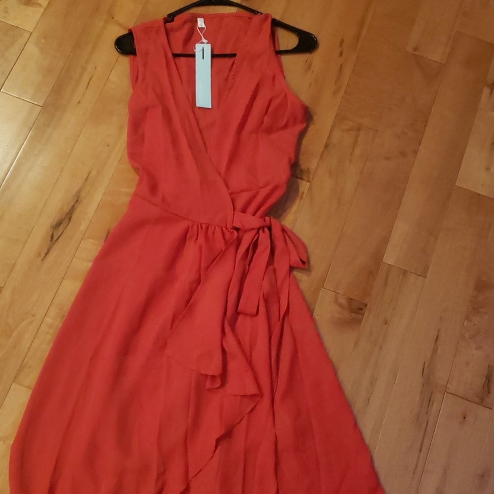 Red dress